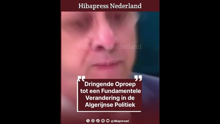 Dringende Oproep tot een Fundamentele Verandering in de Algerijnse Politiek