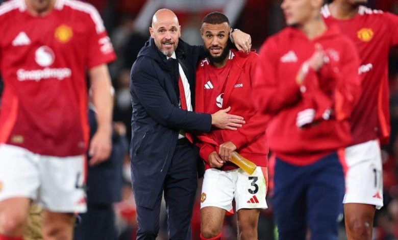 Wat zei Ten Hag over Noussair Mazraoui na zijn eerste wedstrijd met Manchester United?