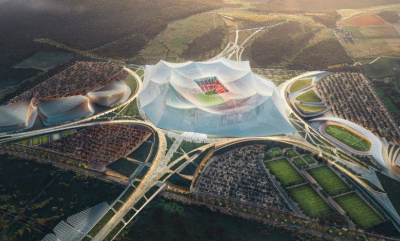De ontwikkelingen van het project om het Hassan II -stadion in Benslimane te bouwen