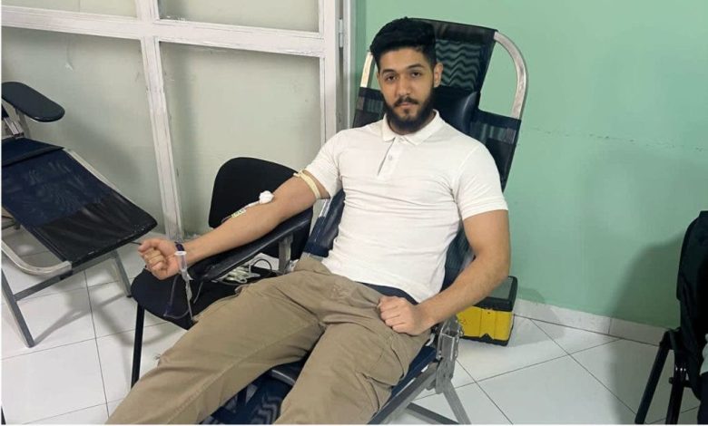 Een grote vraag naar een bloeddonatiecampagne bij het Institute of Health Professionals in Meknes