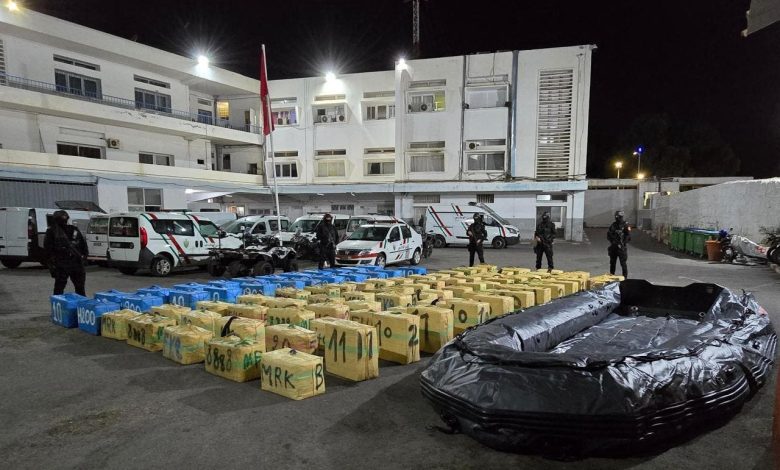 Agadir .. Stop een persoon en reserveer meer dan 4 ton anesthesie