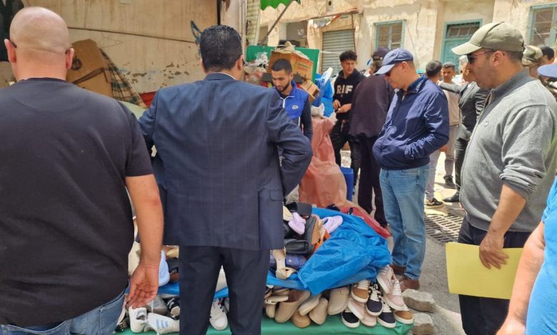 Al hoceima .. een campagne om het publieke domein vrij te geven dat het systeem naar de straten van de stad brengt
