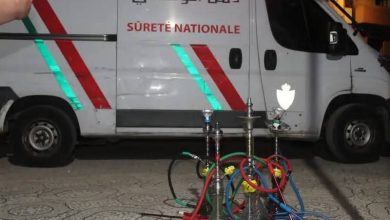 Al -hoceima .. een veiligheidsaanval op de koffie "Shisha" in het midden van Imzouren