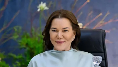 Baku .. Prinses Lalla Hasnaa bezoekt het educatieve establishment "The Education Council 132-134"