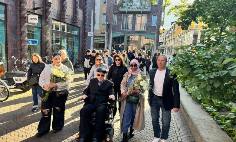 Marokkanen en Nederlanders herdenken de herinnering van 4 mei en eren de martelaren van oorlog +