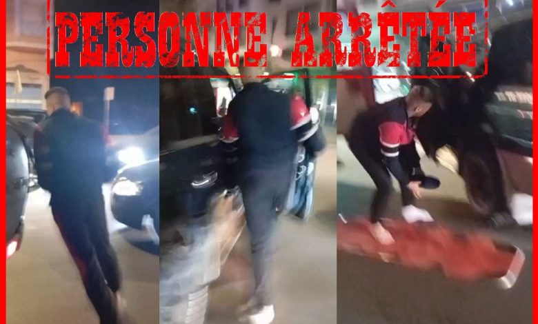 Nador .. de arrestatie van een drugspromotor die betrokken is bij een dodelijk verkeersongeval