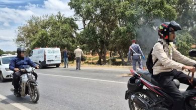 Tamesna .. een vreselijk verkeersongeval dat leidt tot het leven van twee jonge mannen