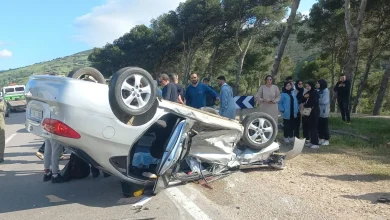 Tetouan .. Een politieagent werd gedood bij een vreselijk verkeersongeval in de regio van Ain Al -Hosn